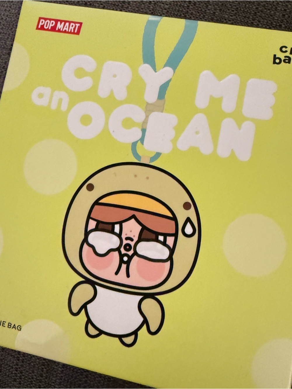 New Sealed Pop Mart Crybaby Cry Me an Ocean Earphone Case Sea Turtle - Picture 2 of 4
